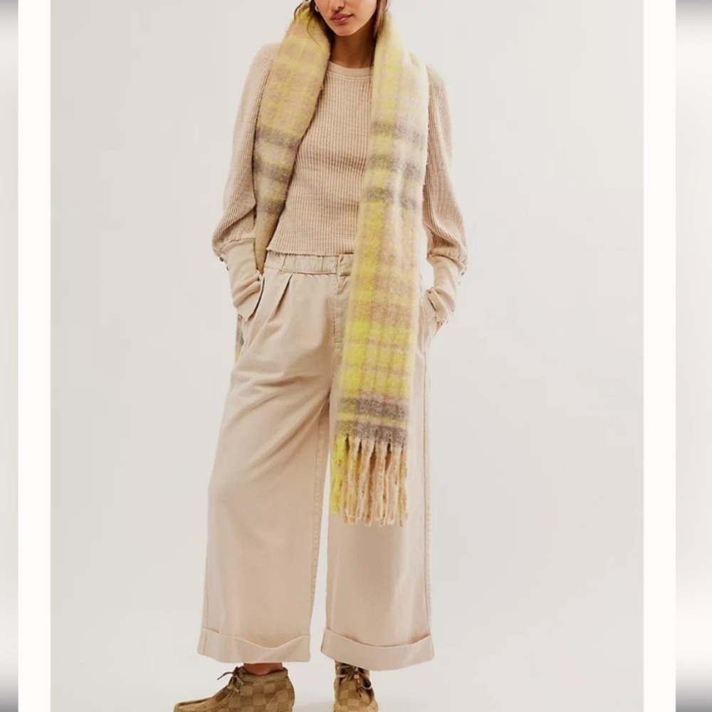 NWT Free People After Love Cuff Pants in Sandshell. Size X-Small - Picture 4 of 13